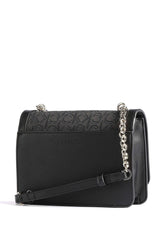 Calvin Klein Flap Shoulder Bag Md J Çapraz Askılı Kadın Çantası Black Mix