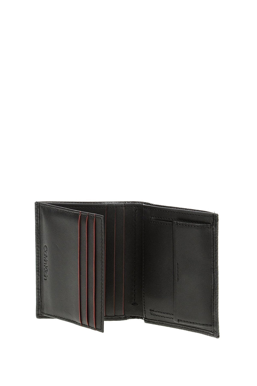 Calvin Klein TPebble Edge Mini Ns6Cccoinpass Erkek Portföy Black