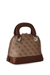 Guess Cathleen Small Dome Kadın El Çantası Brown
