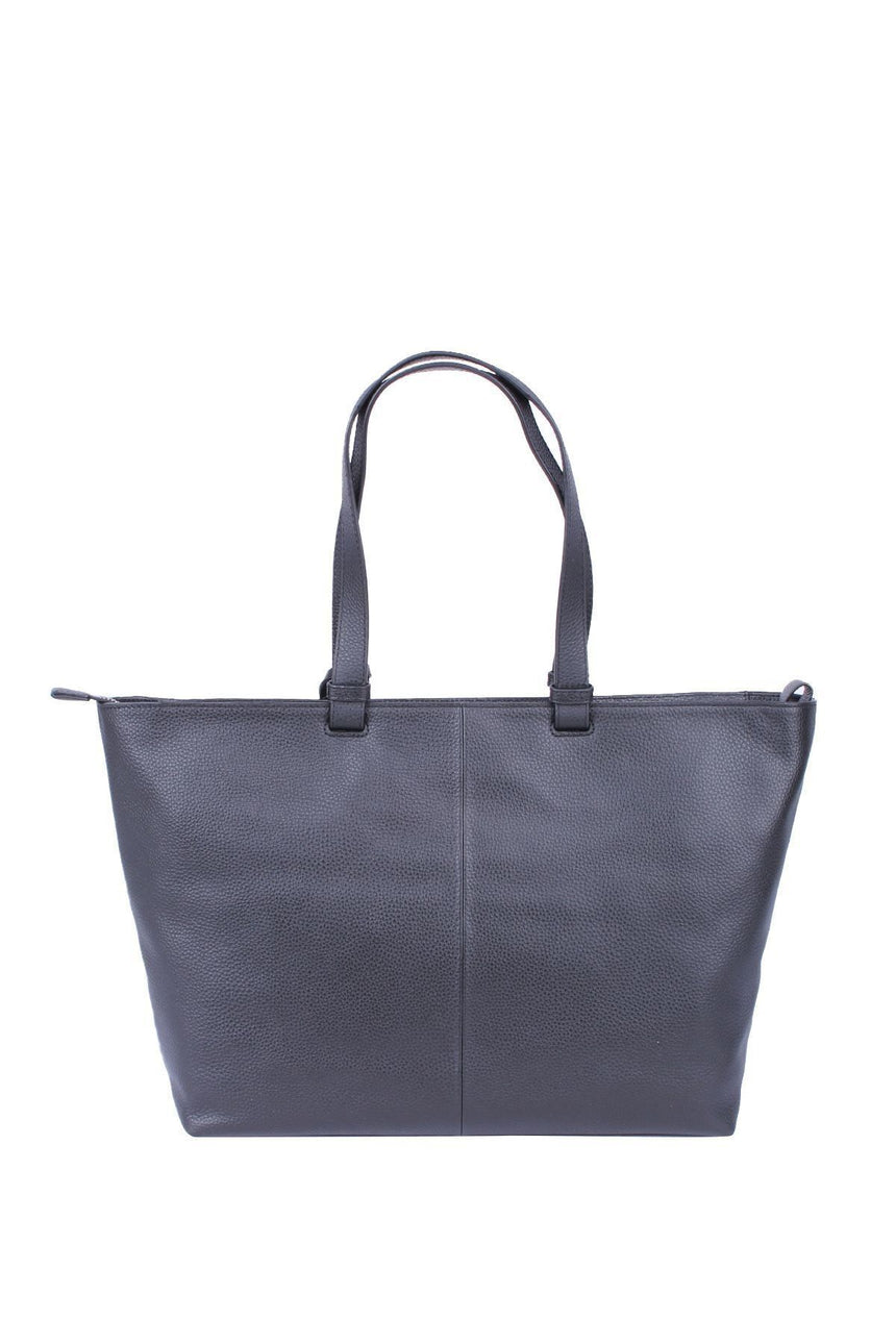 Calvin Klein Eo/ Pebble Leather Tote Kadın Omuz Çantası Black