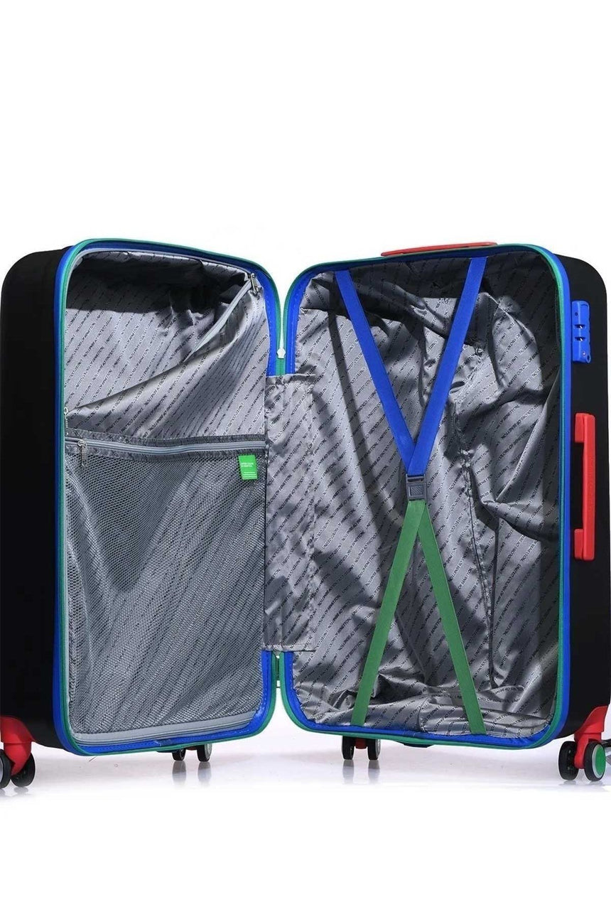 Benetton Orta Boy 60 Cm Valiz Siyah