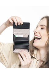 Benetton Minimal Çoklu Kartlık Siyah