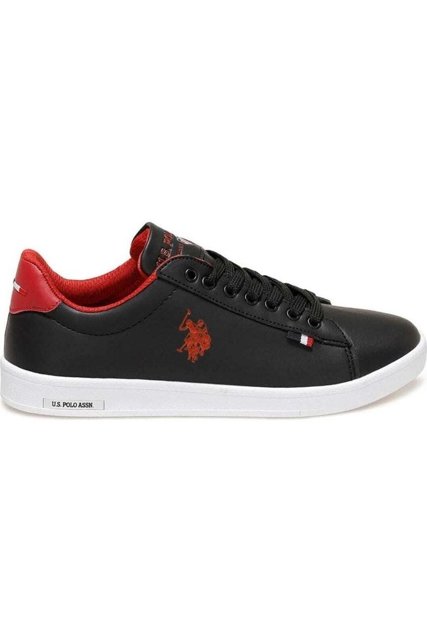 Us Polo Assn 3M Franco Gsn 3Fx Kadın Sneakers Siyah - Kırmızı