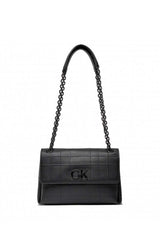 Calvin Klein Re-Lock Conv X Body Quilt Kadın Omuz Çantası CK Black