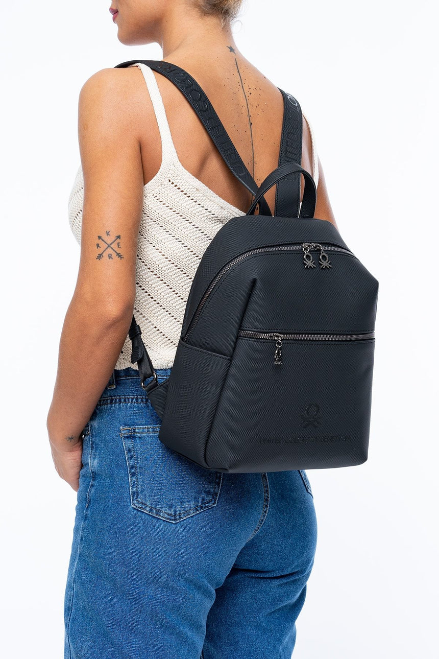 Benetton Kadın Sırt Çantası Siyah