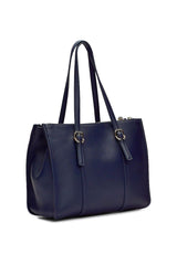 Tommy Hlifiger Th Chic Small Satchel Kadın El Çantası Sky Captain