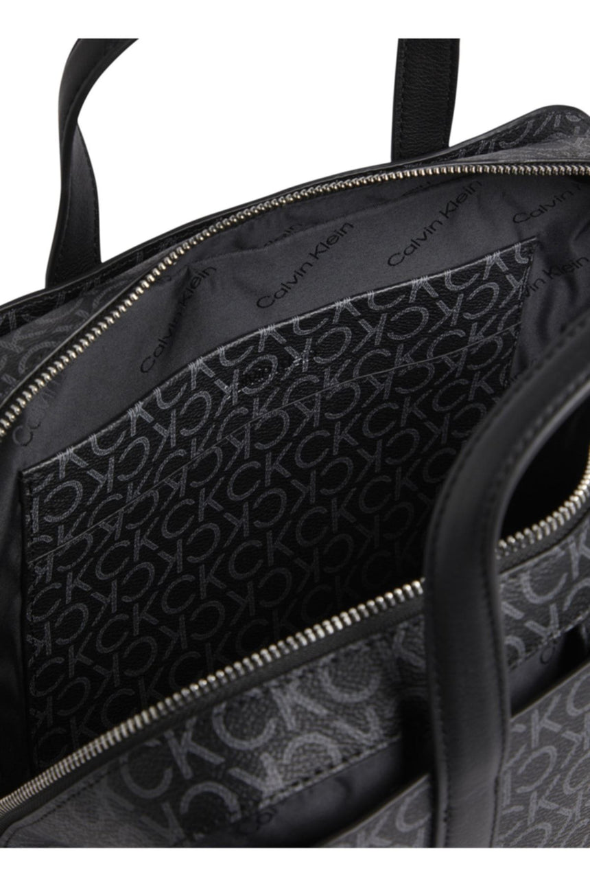Calvin Klein Kadın Must Tote Monogram Omuz Çantası Black