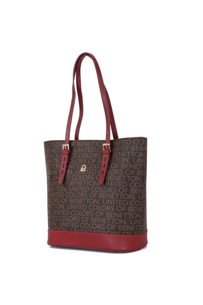 Benetton Mono Kadın Omuz Çantası Kahve - Taba