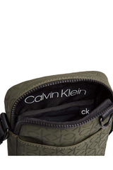 Calvin Klien Mono Blend Mini Reporter Çapraz Askılı Erkek Çantası Dark Olive