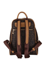 Benetton Ön Fermuar Detaylı Kadın Sırt Çantası Kahve - Hardal