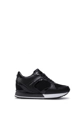 Tommy Hilfiger Kadın Dressy Wedge Mat Mix Runner Sneaker Black