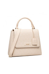 Calvin Klein Dressed Top Handle Bag Md Mono Kadın Askılı Omuz Çantası Sand Mono