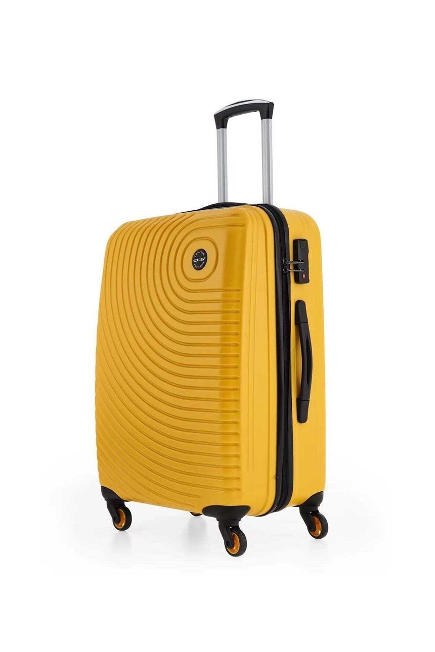 ÇÇS ABS Büyük Boy Valiz Sarı