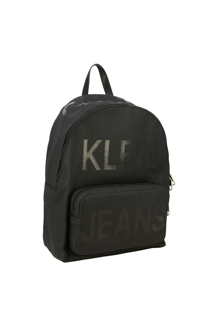Calvin Klein Coated Logo Campus Bp 40 Sırt Çantası Black / Black