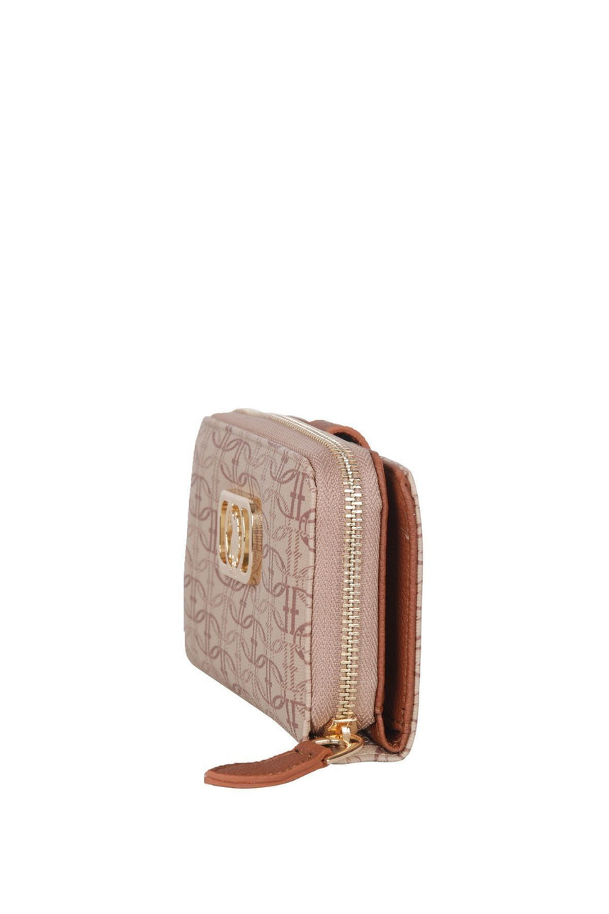 U.s Polo Assn. 14 Kart Yuvalı Kadın El Portföyü Koyu Bej