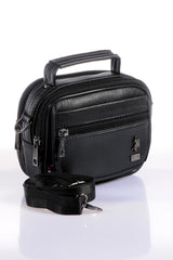 Us Polo Assn Metal Logolu Çapraz Askılı Çanta Siyah