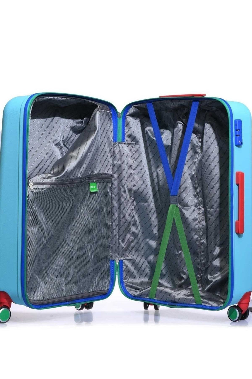 Benetton Büyük Boy 70 Cm Valiz Aqua