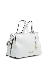 Calvin Klein Neat Tote Md Kadın El Çantası White