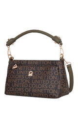 Benetton Classic Kadın El Çantası Kahve- Haki