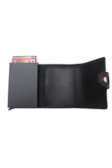 Us. Polo Assn Kartlık Mekanizmalı Erkek Cüzdanı Siyah
