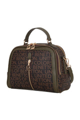 Benetton Klasik Small Çapraz Askılı Kadın Çantası Kahve- Haki