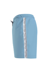 Calvin Klein Core Logo Tape Woven Bottoms Erkek Şort Blue Fizz