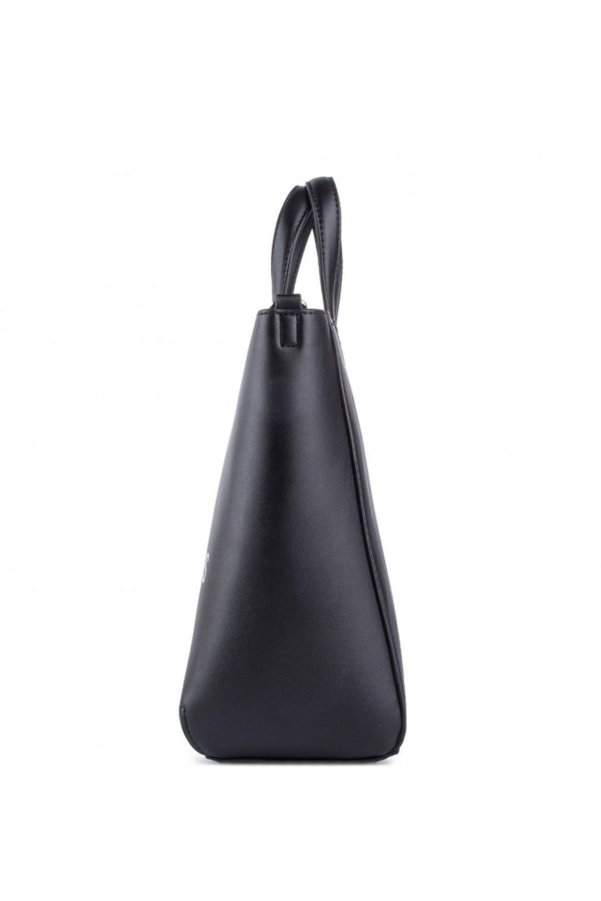 Calvin Klein Sculpted Monogram Mini Tote Kadın El Çantası Black