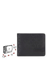 Calvin Klein Industrial Mono Rfid Erkek Cüzdanı Black Mono Mix