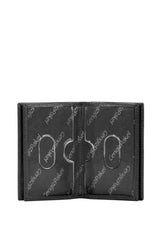 Cengiz 4 Blok Şeffaf Bölmeli Erkek Portföyü Siyah