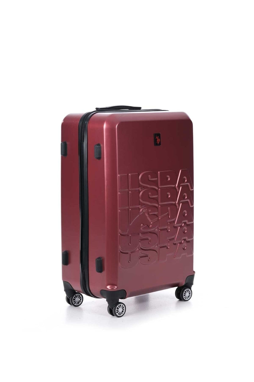 Us Polo Assn Pc Büyük Boy Valiz Kırmızı