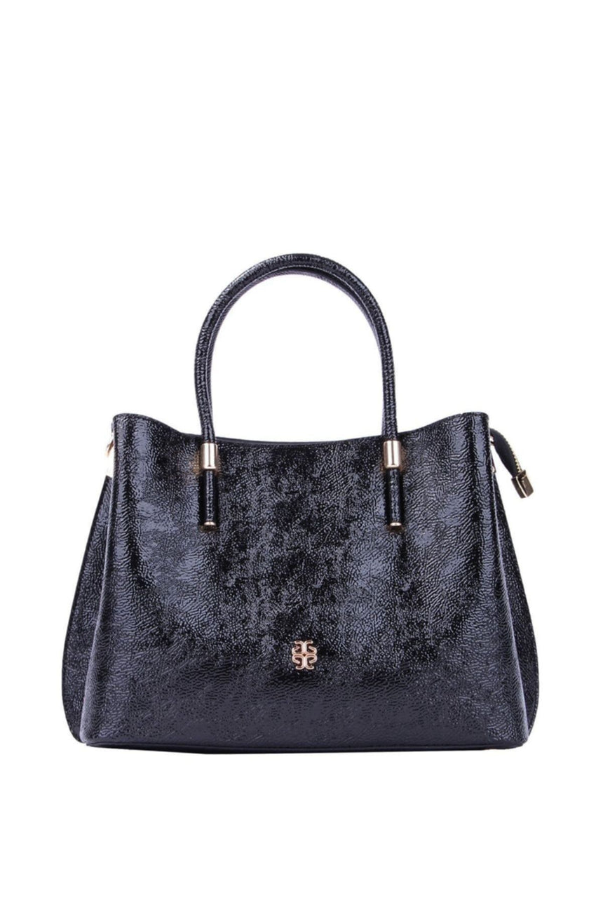 Axpe Kadın Omuz Çantası Kırık Rugan