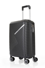 ÇÇS Diagonol Çizgili 75 cm Büyük Boy Valiz Antrasit