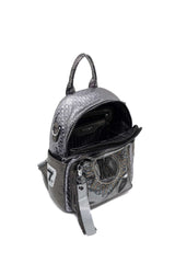 ÇÇS Fermuar Detaylı Kadın Sırt Çantası Bronz