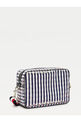 Tommy Hilfiger Iconik Tommy Camera Bag Kadın Omuz Çantası Blue Ink Monogram