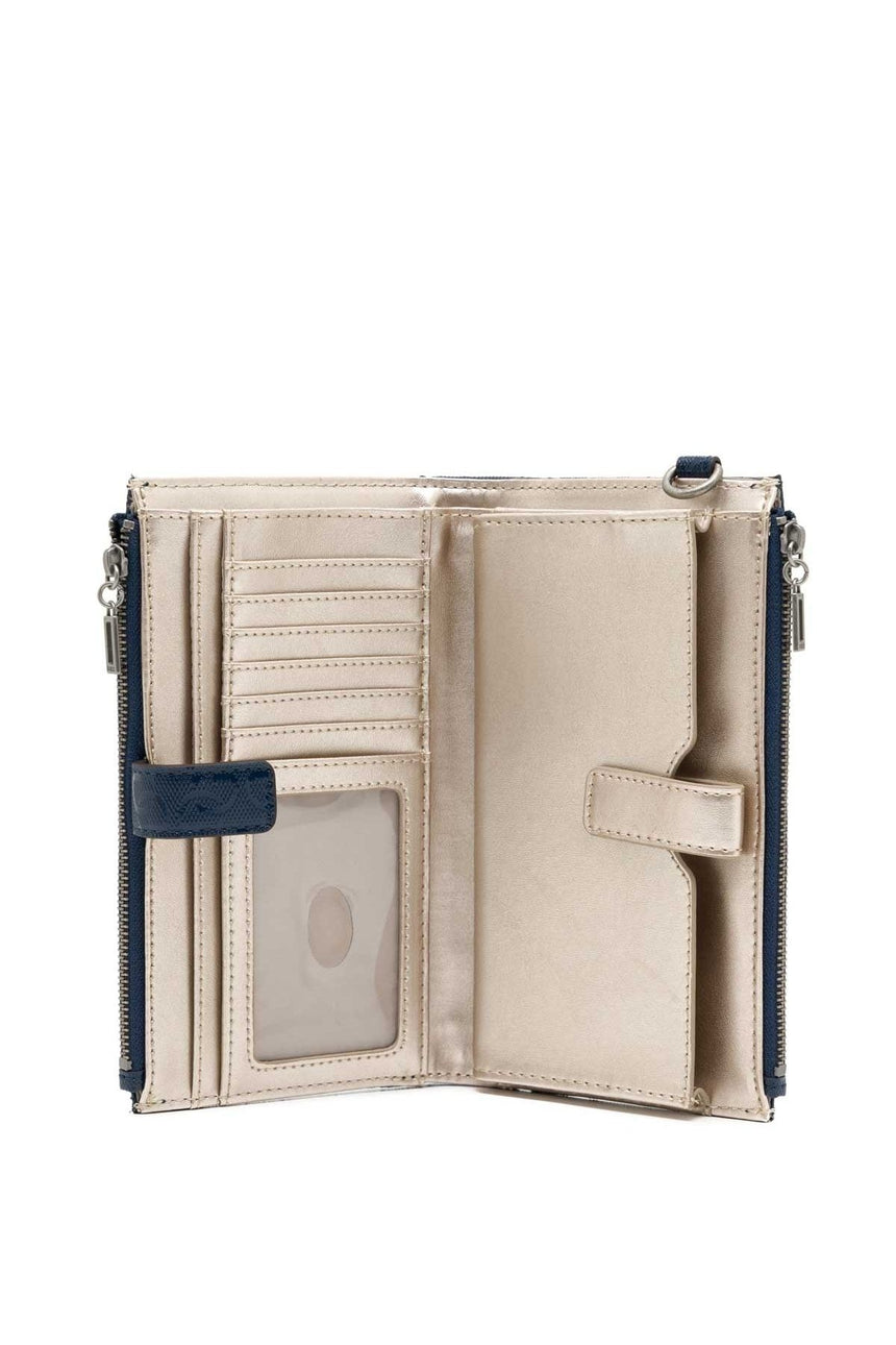 Guess Wessex Kadın Cüzdanı Lacivert