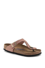 Birkenstock Gizeh Sfb Nubuk Kadın Terlik Old Rose