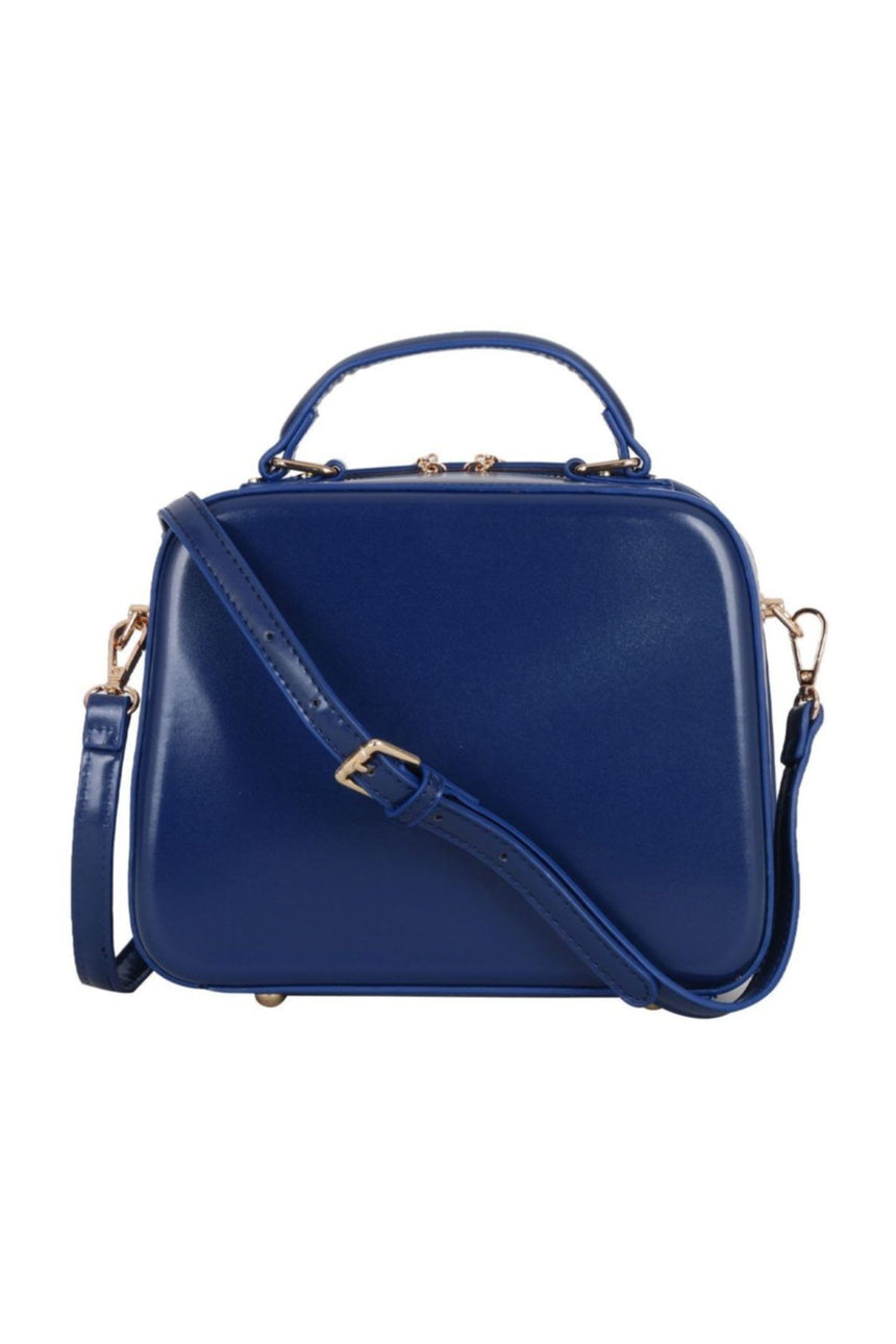 Benetton Vintage Kadın El Çantası Lacivert