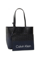 Calvin Klein Mono Ombre Shopper Rev Md Kadın Kol Çantası Navy Mix