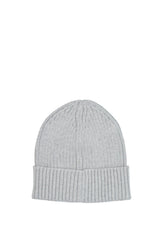 Tommy Hilfiger Tjw Basic Flag Rib Beanie Kadın Bere Pale Grey Heather