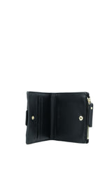 Tommy Hilfiger Th Seasonal Med Slim Wallet Kadın Cüzdanı Black