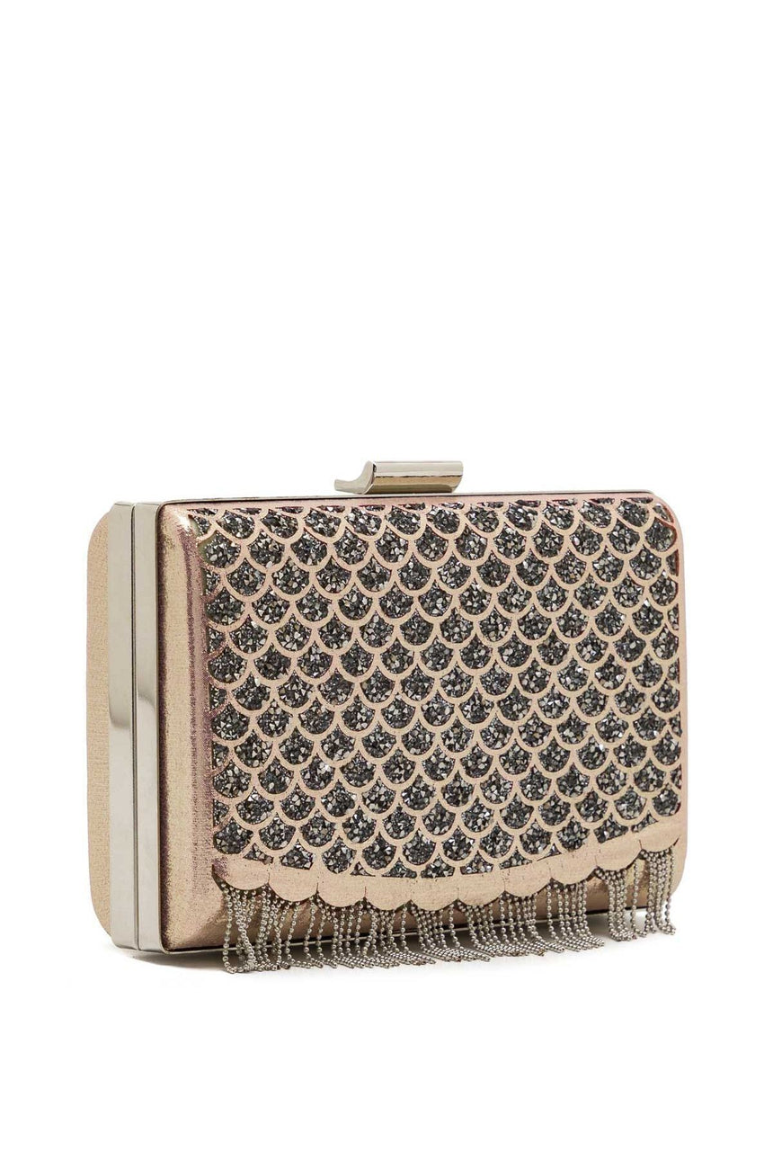 Axpe Püsküllü Kapaklı Abiye Çanta