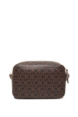 Calvin Klein Camera Bag Çapraz Askılı Kadın Çantası Brown Mono Mix