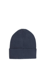 Tommy Hilfiger Tjw Basic Flag Rib Beanie Kadın Bere Twilight Navy