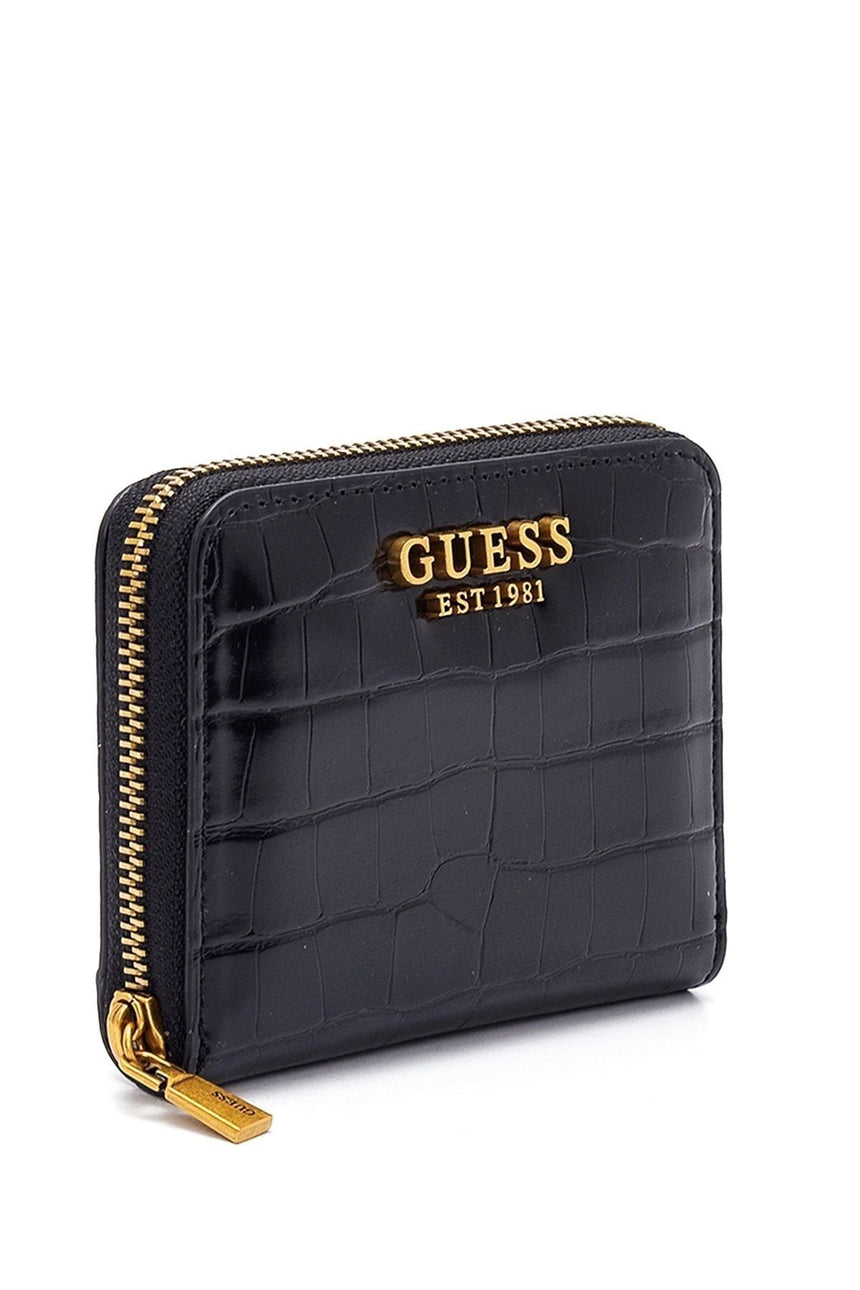 Guess Laurel Slg Small Zip Kadın Cüzdan Black
