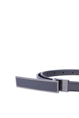 Calvin Klein Enamel Plaque 85 cm Kadın Kemer Black / Dusted Ivory