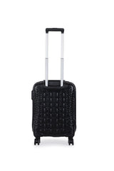 ÇÇS Kroko Kabartma Yüzey Kabin Boy Valiz Siyah