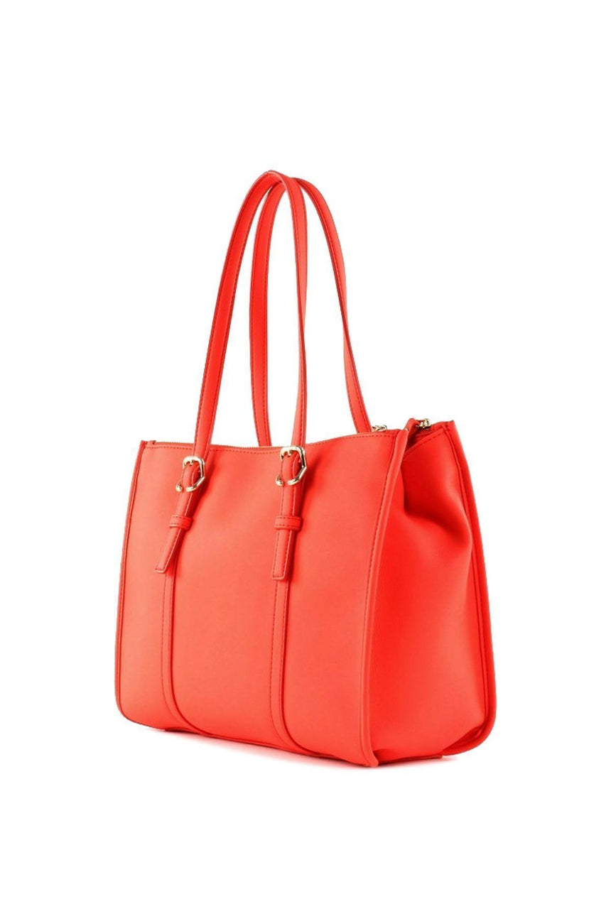 Tommy Hlifiger Th Chic Small Satchel Kadın El Çantası Bright Vermillion