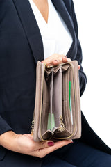 Benetton Retro Medium Kadın Cüzdanı Vizon