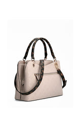 Guess Hensely Logo Girlfriend Kadın Omuz Çantası Stone Multi