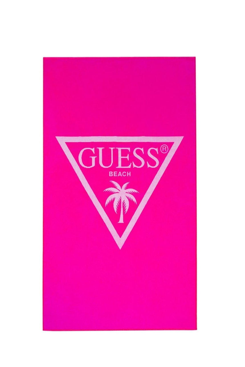 Guess Beach Towel - Erkek Plaj Havlusu Monroe Pink